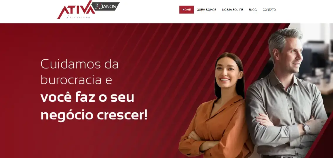 Site da Ativa Contabilidade