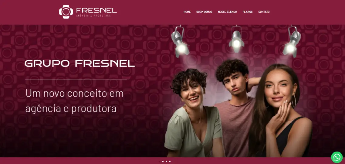 Site do Grupo Fresnel